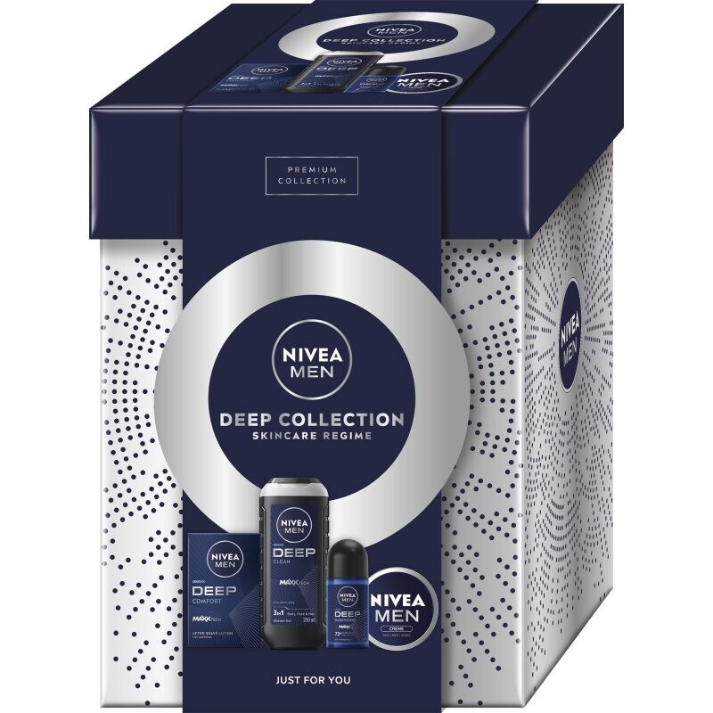 NIVEA MEN Deep Collection dárková sada na tělo a obličej