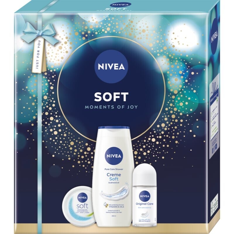 NIVEA Soft Moments of Joy dárková sada pro jemnou a hladkou pokožku