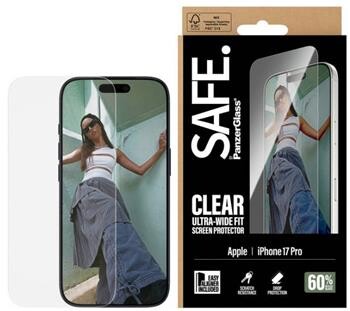 PanzerGlass SAFE na Apple iPhone 17 Pro s instalačním rámečkem