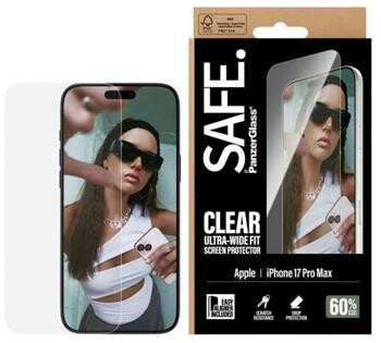 PanzerGlass SAFE na Apple iPhone 17 Pro Max s instalačním rámečkem