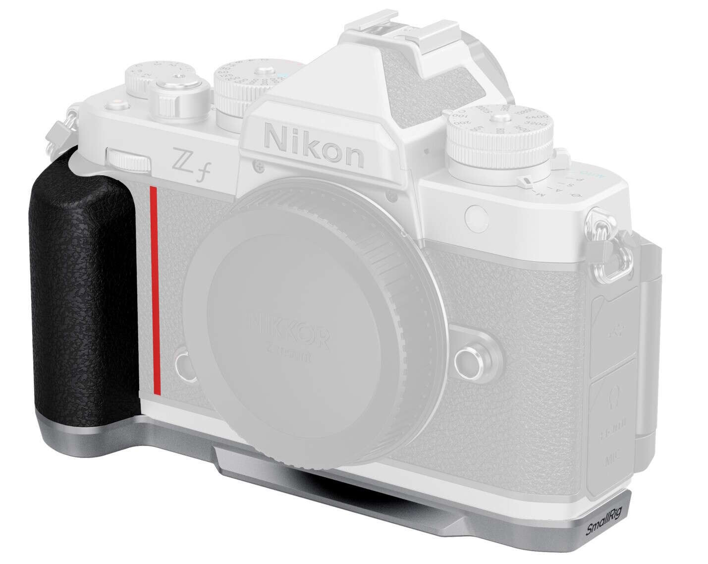 SmallRig L-Shaped Mount Plate with Silicone Handle for Nikon Z f Silver 5706
