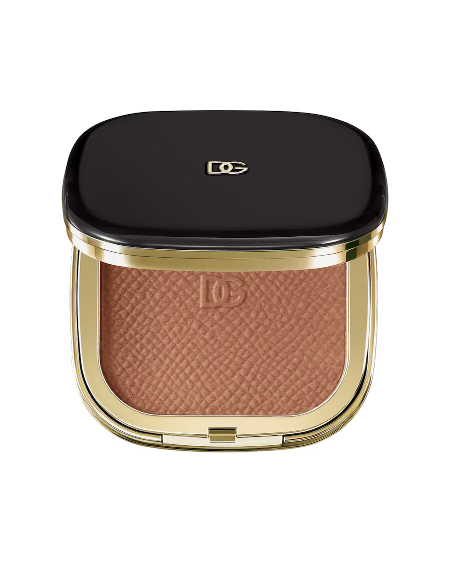 Dolce & Gabbana Pudrový bronzer Face & Eyes Match (Lasting Bronzer & Eyeshadow Powder) 14 g 04 Medium Deep