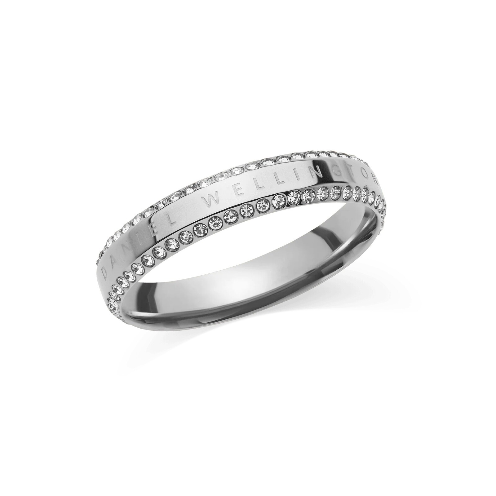 Daniel Wellington Oslnivý ocelový prsten s kubickými zirkony Classic Aura DW004015 50 mm