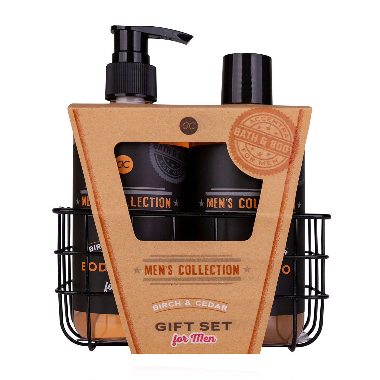 Accentra Dárková sada v drátěném koši Men's Collection