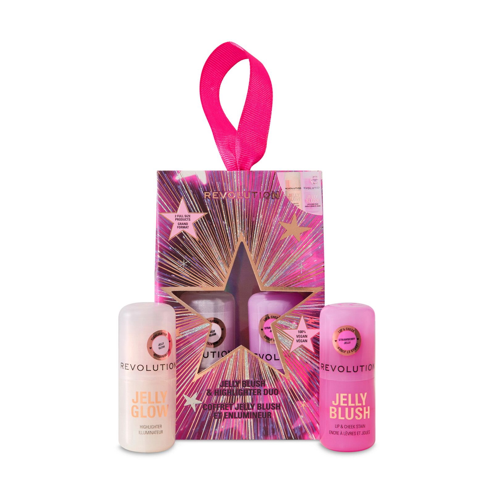 Revolution Dárková sada Jelly Blush & Highlighter Set