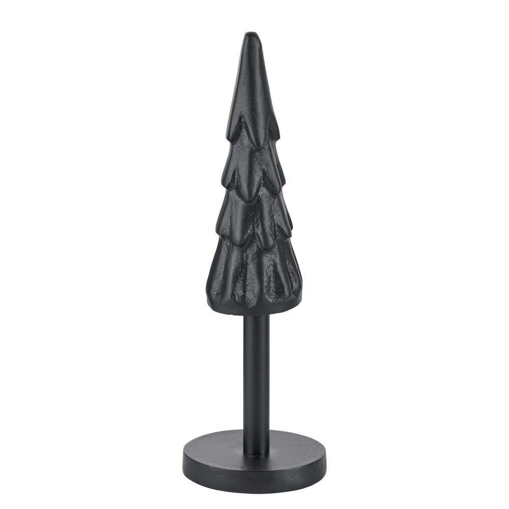X-MAS Dekorační jedle kovová 25 cm - černá