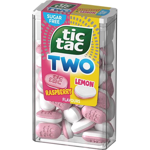 Tic Tac TWO Raspberry & Lemon 38,5g