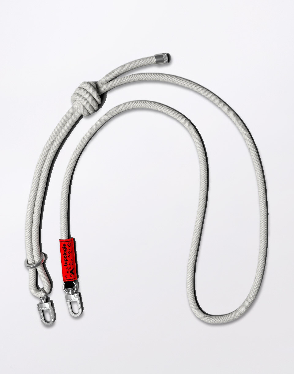 Topologie 8.0mm Rope Strap Flash White