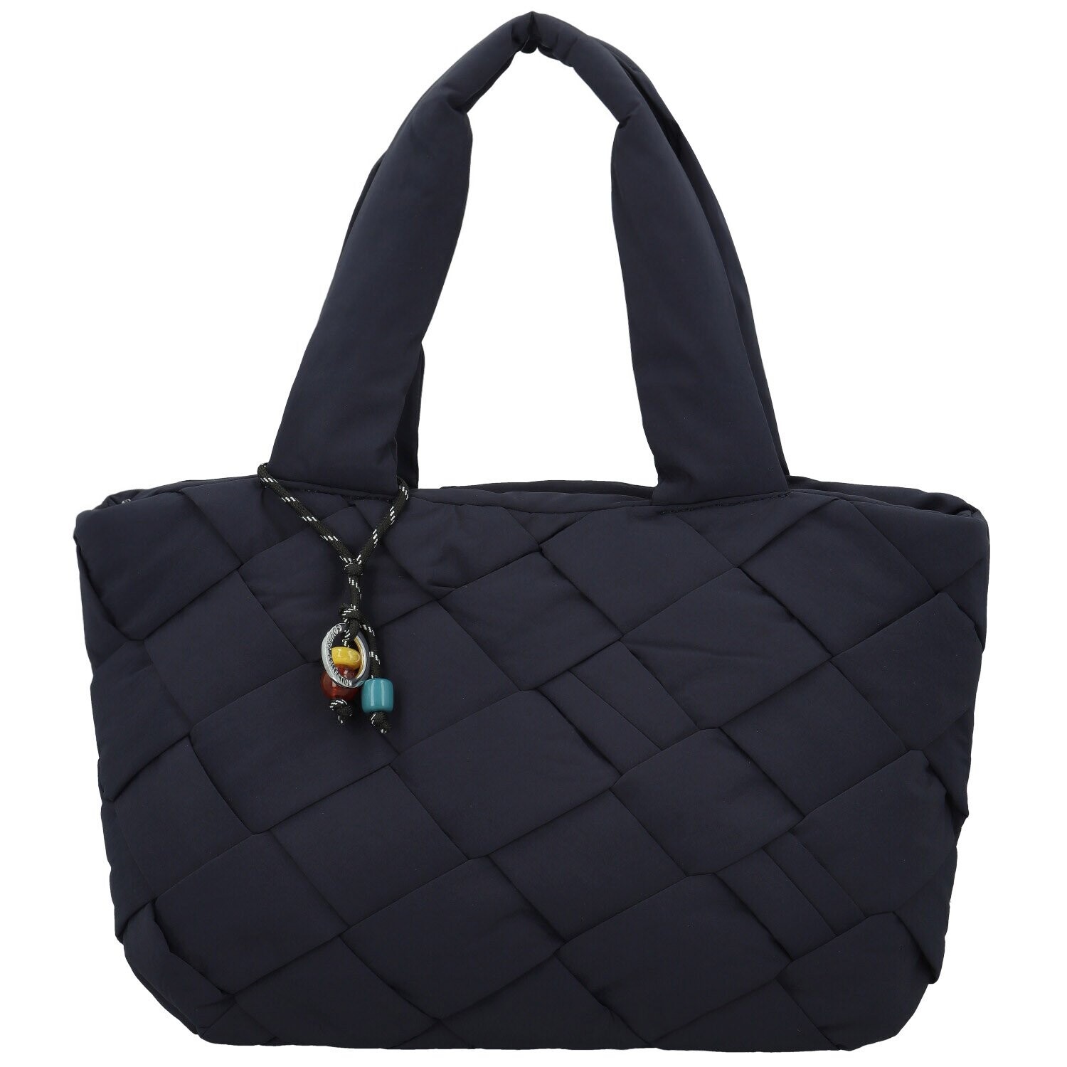 Trendy dámská textilní kabelka na rameno Larysya, tmavě modrá