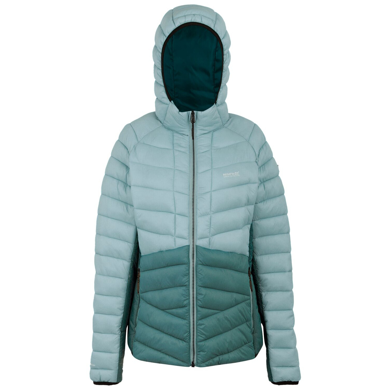 Dámská bunda Regatta Women’s Hooded Dalent Velikost: L / Barva: modrá/šedá