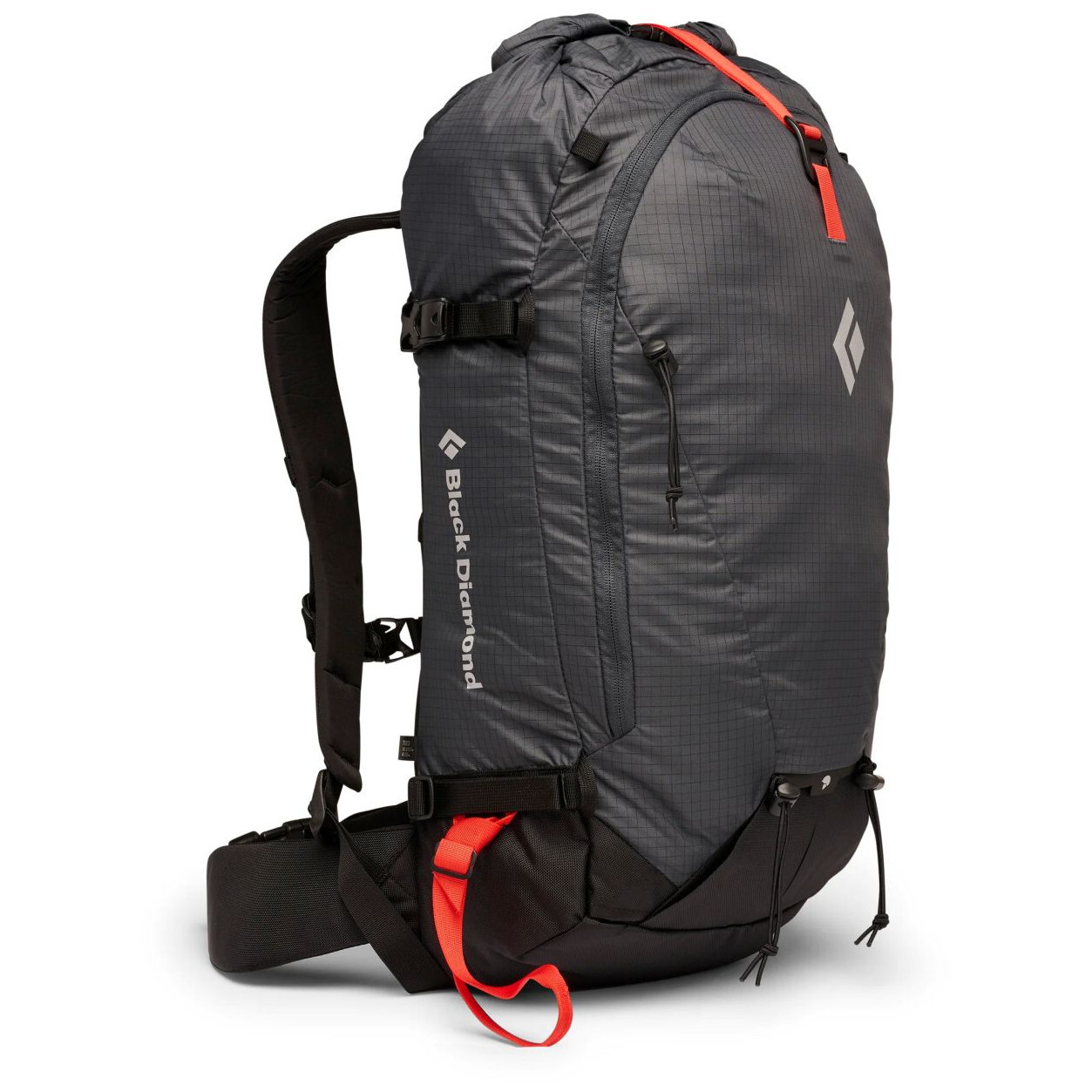 Skialpový batoh Black Diamond Cirque 35 Backpack Velikost zad batohu: S/M / Barva: šedá