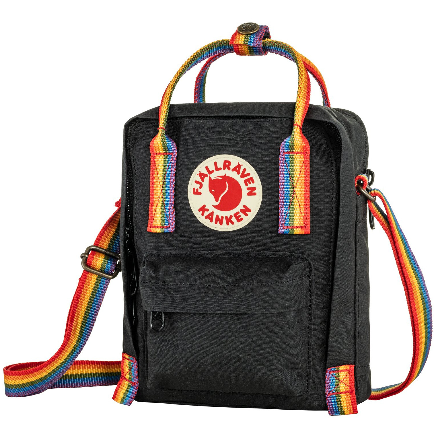 Taška přes rameno Fjällräven Kånken Rainbow Sling Barva: černá