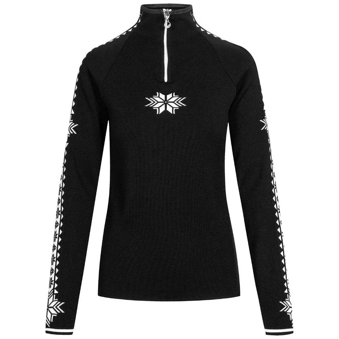 Dámský svetr Dale of Norway Geilo Fem Sweater Velikost: M / Barva: černá/bílá