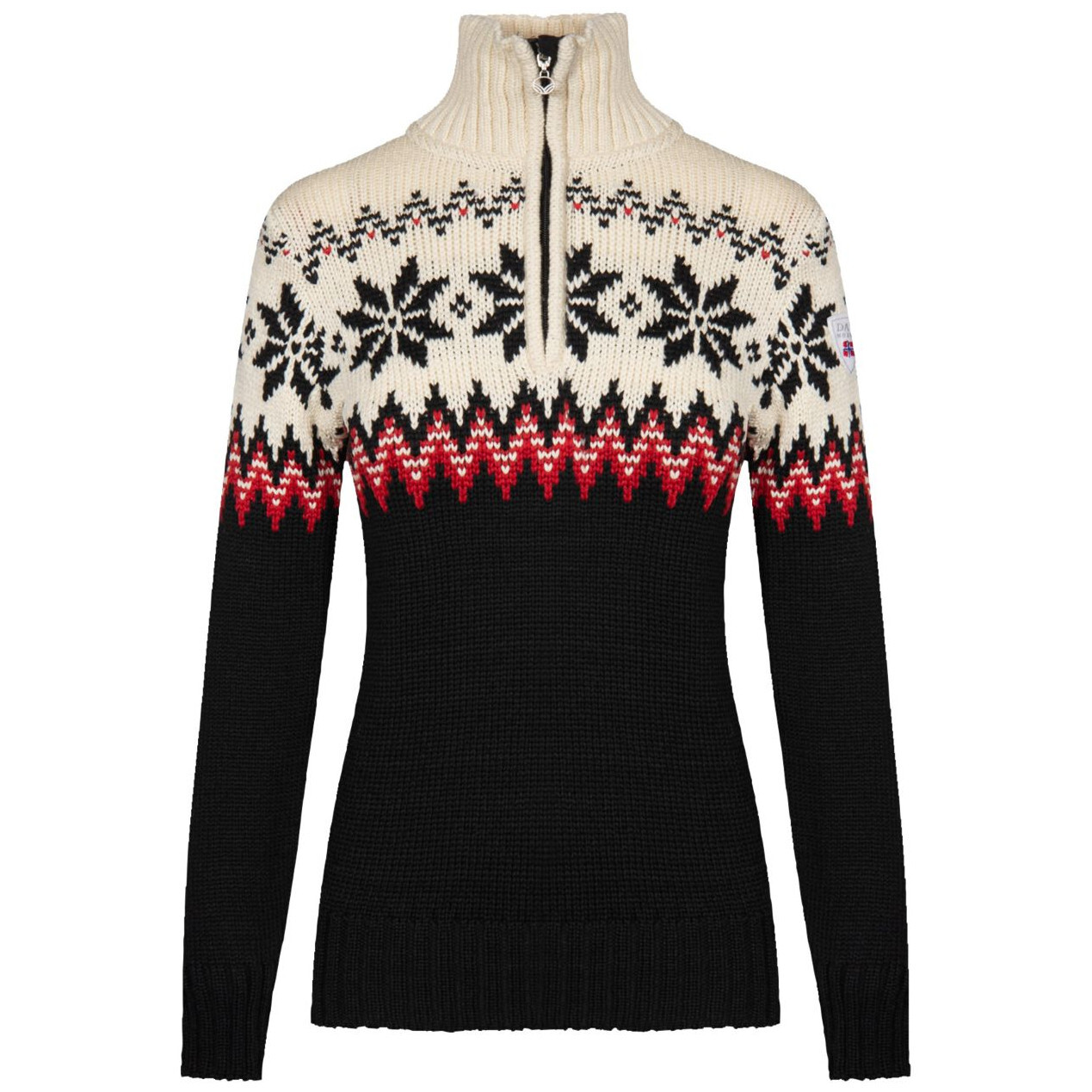 Dámský svetr Dale of Norway Myking Fem Sweater Velikost: M / Barva: černá
