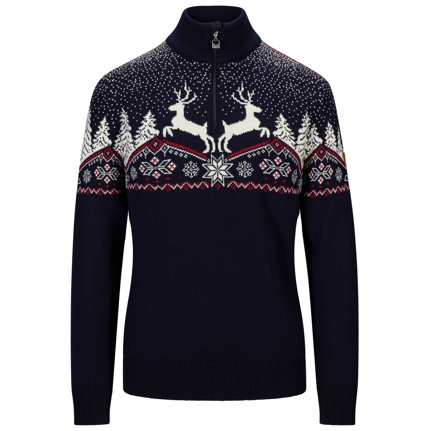 Dámský svetr Dale of Norway Dale Christmas Fem Sweater Velikost: M / Barva: tmavě modrá/bílá
