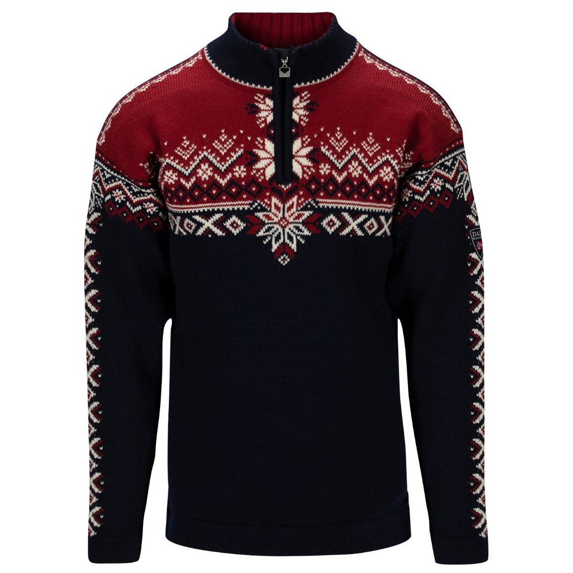 Pánský svetr Dale of Norway 140th Anniversary Masc Sweater Velikost: M / Barva: tmavě modrá