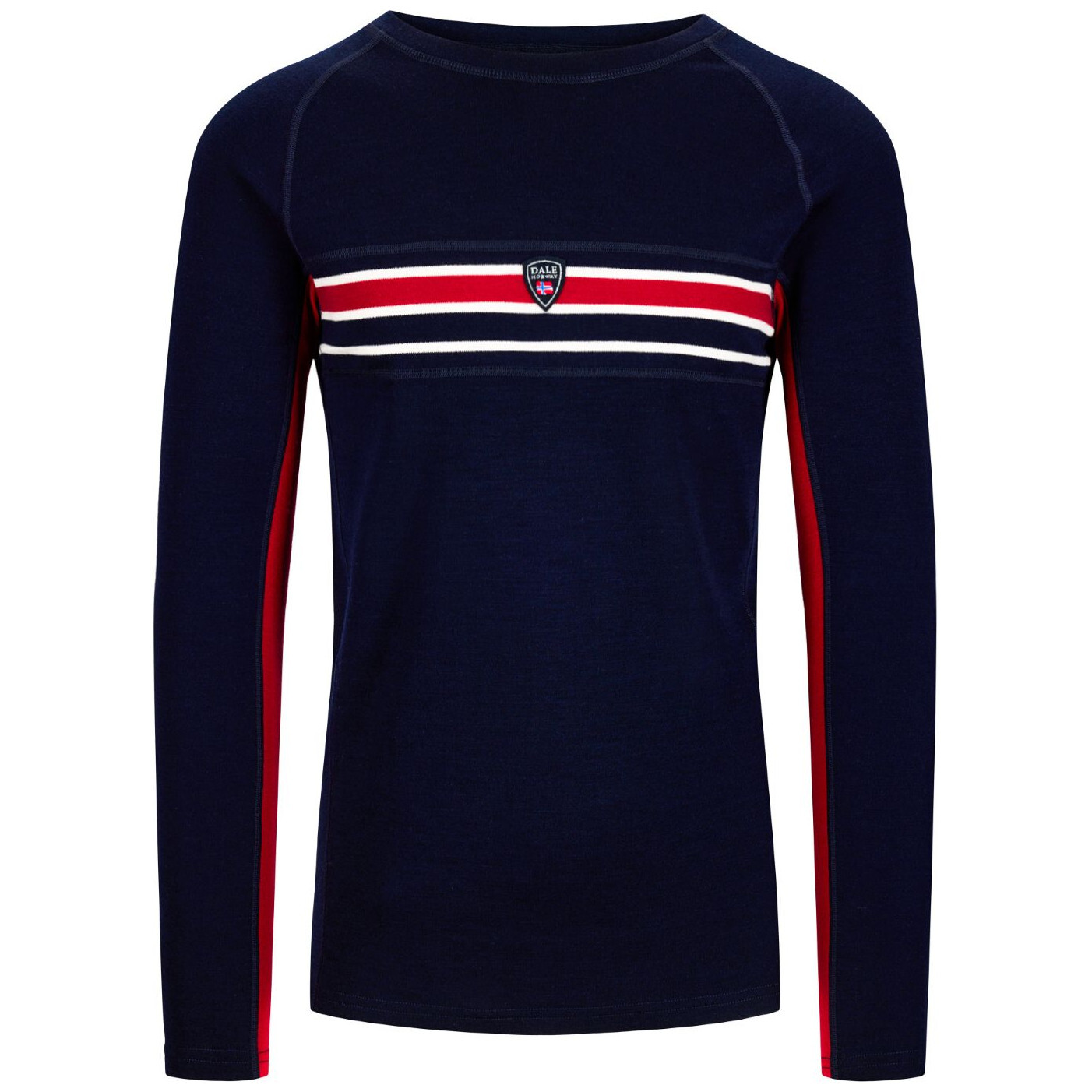 Pánské funkční triko Dale of Norway Aksla Masculine Baselayer Crew neck Velikost: L / Barva: tmavě modrá