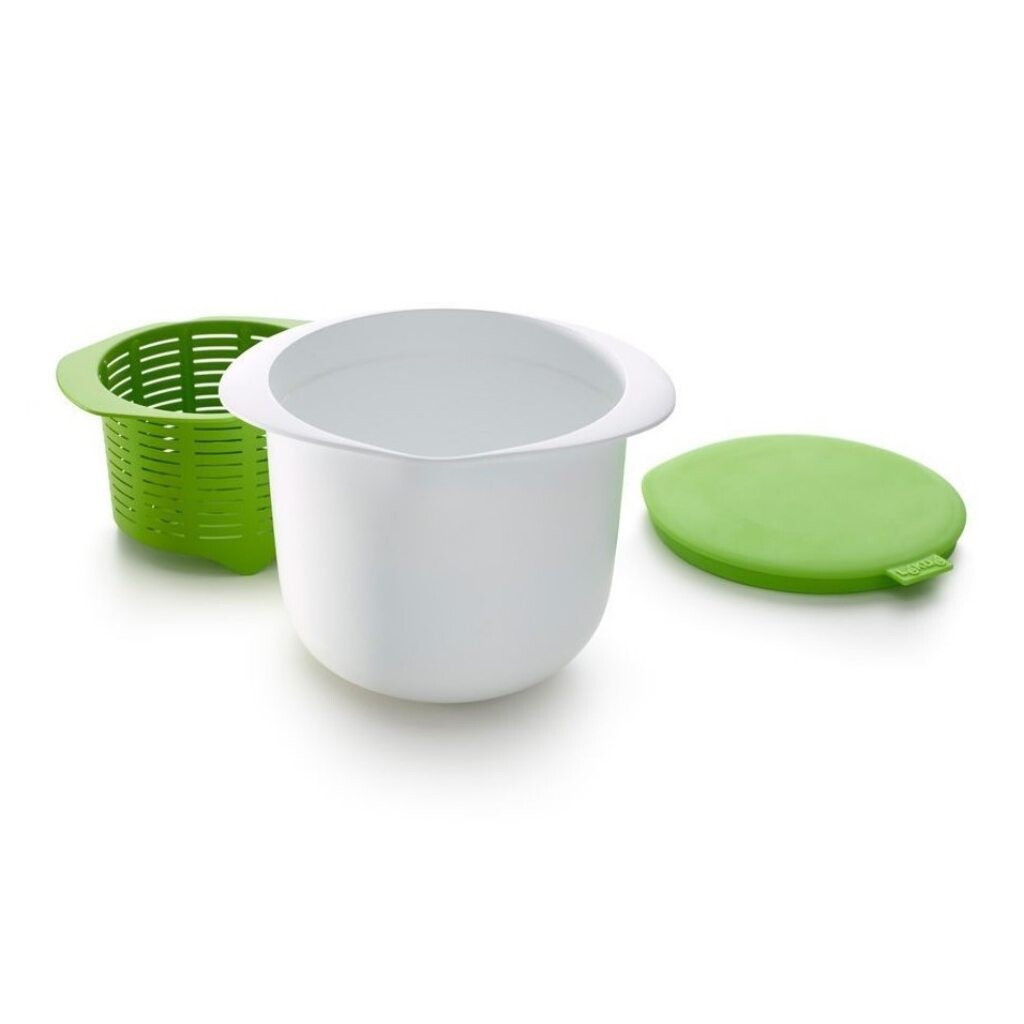 Výrobník sýra 14 cm, bílá, plast, Lékué