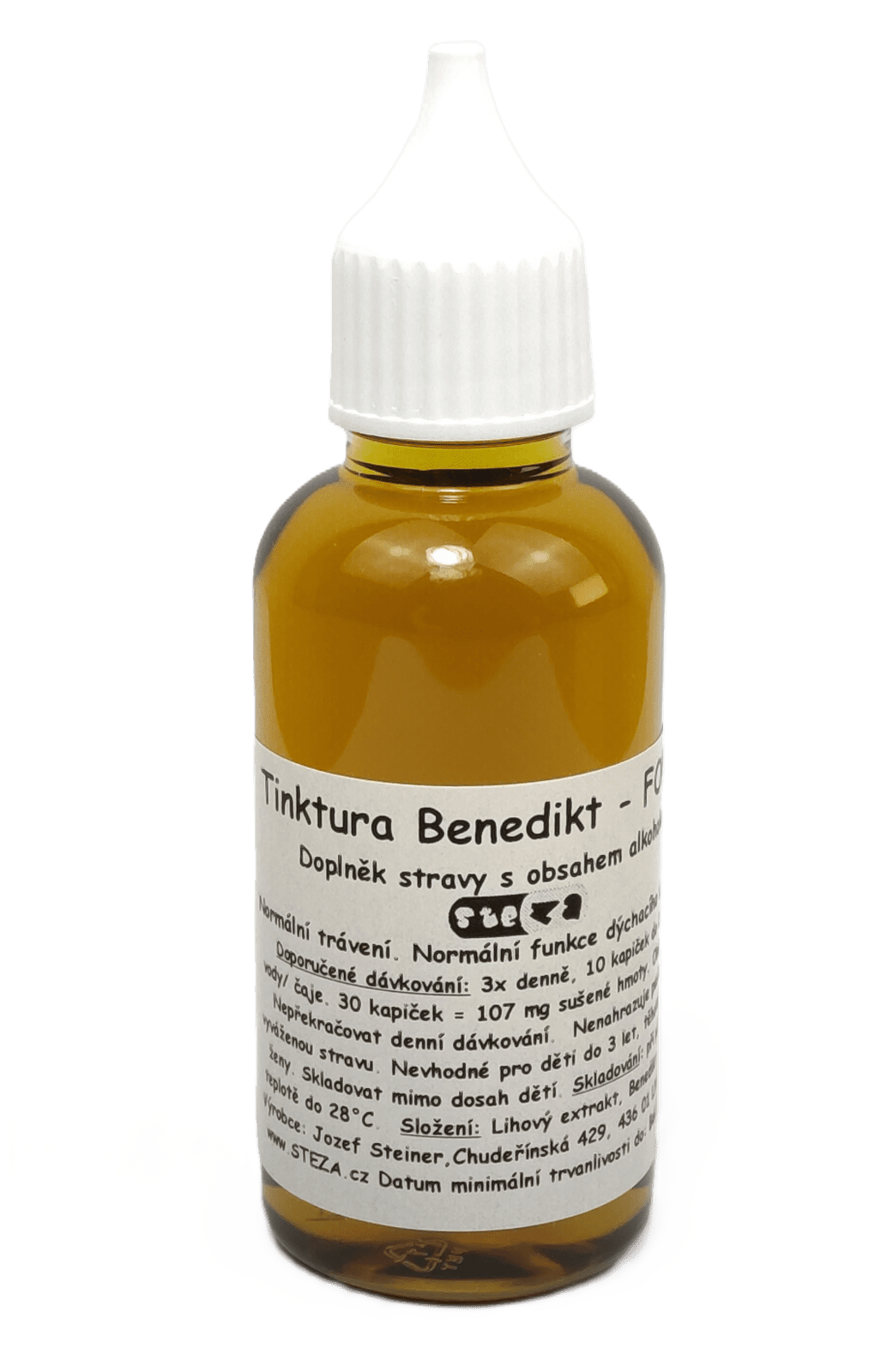 STEZA - Tinktura Benedikt - FORTE 3x 50ml.