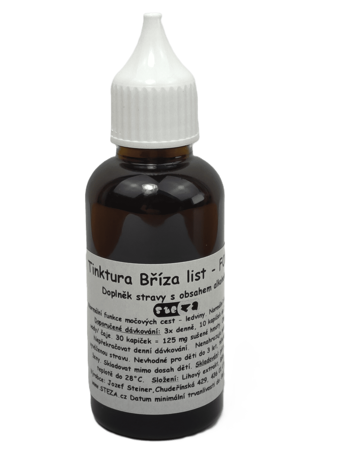 STEZA - Tinktura Bříza list - FORTE 5x 50ml.