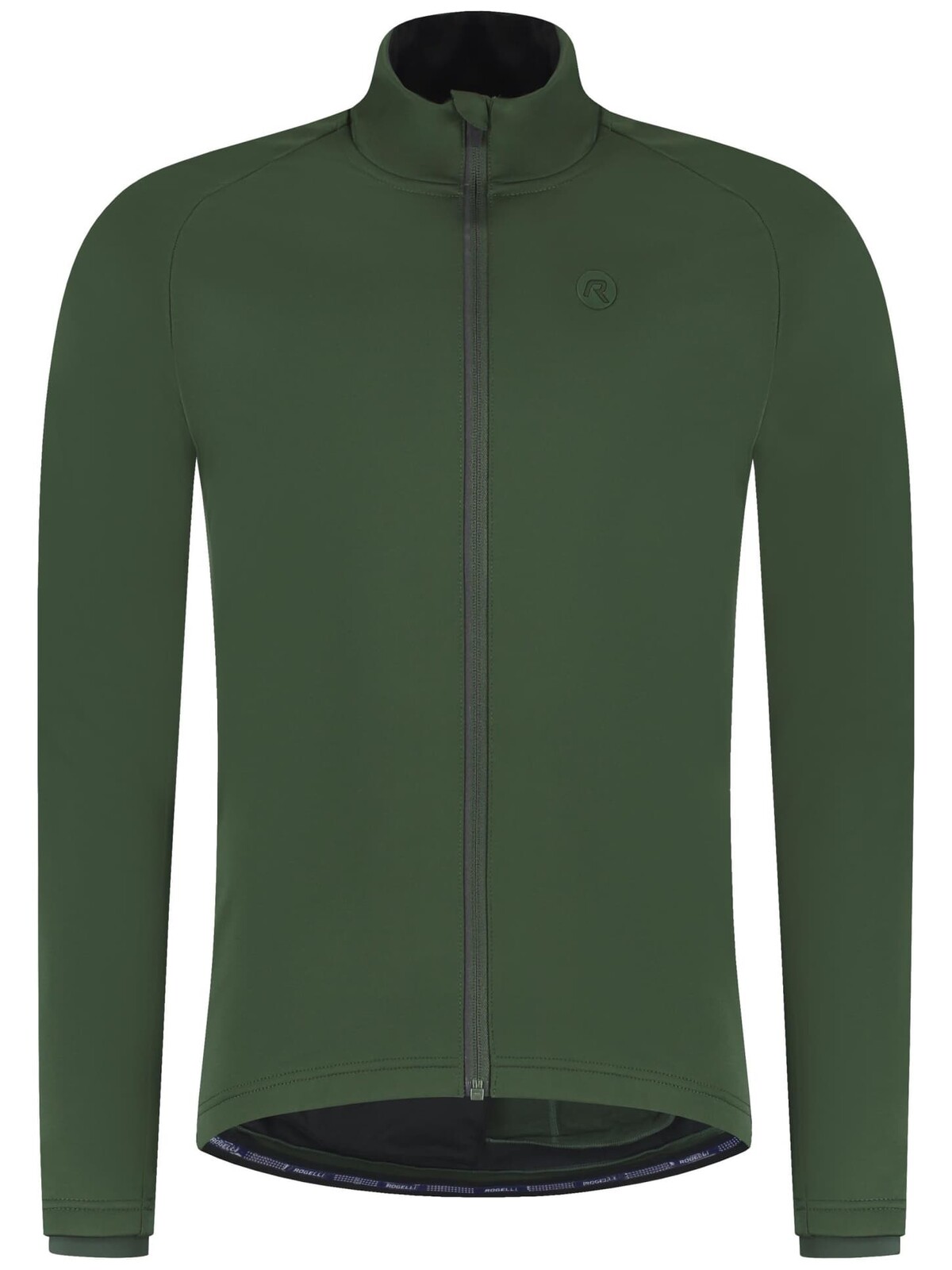 Softshellová zimní bunda Rogelli ESSENTIAL II s prodyšnými panely, khaki 3XL