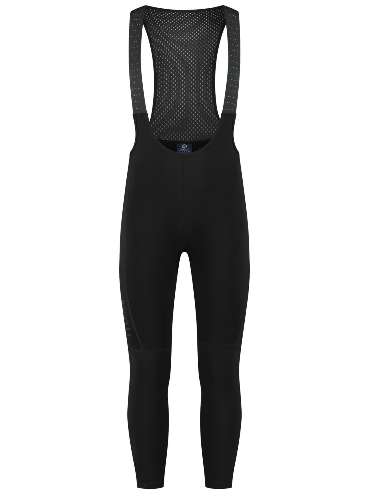 Zateplené cyklistické kalhoty Rogelli ESSENTIAL II se šlemi a gelovou výstelkou, černé 2XL