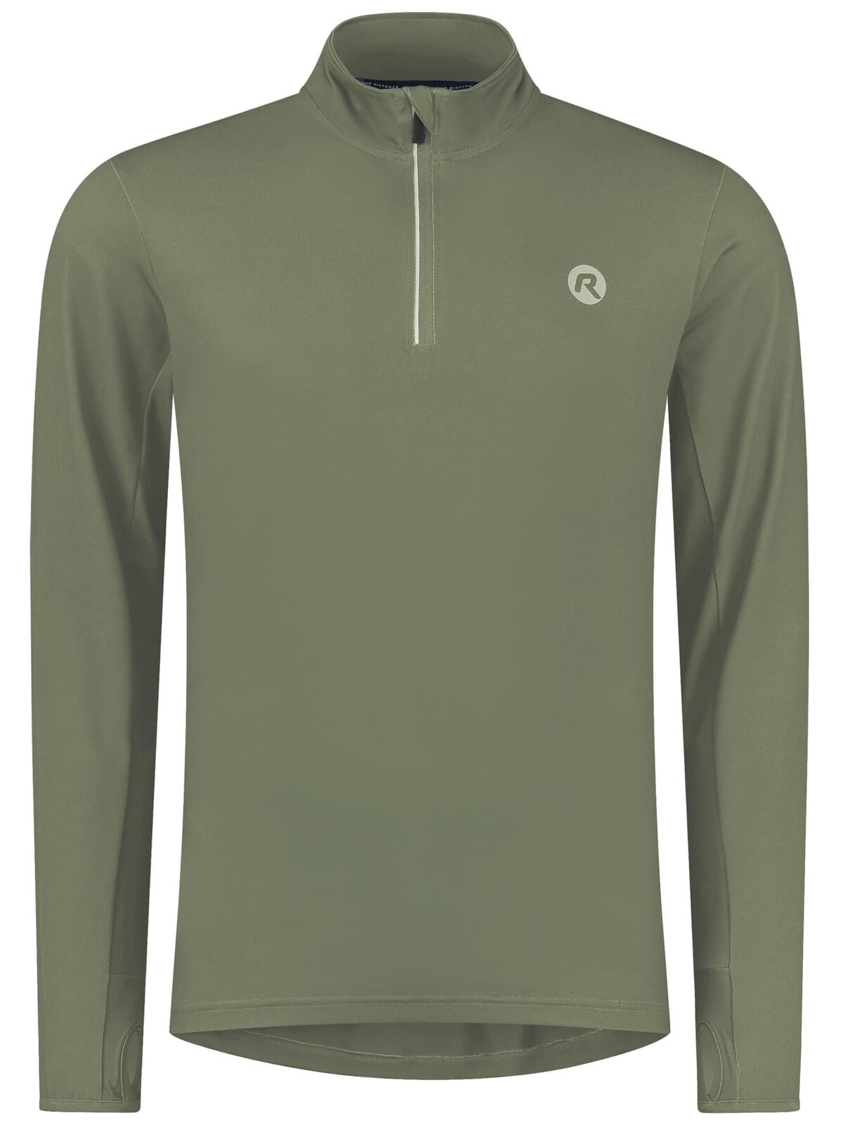 Pánská běžecká mikina Rogelli CORE jemně zateplená, zelená 2XL