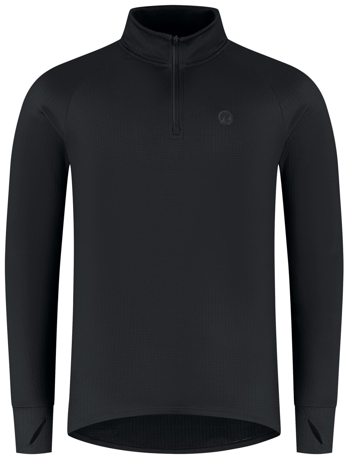 Pánská běžecká mikina Rogelli ESSENTIAL s jemným zateplením, černá 2XL