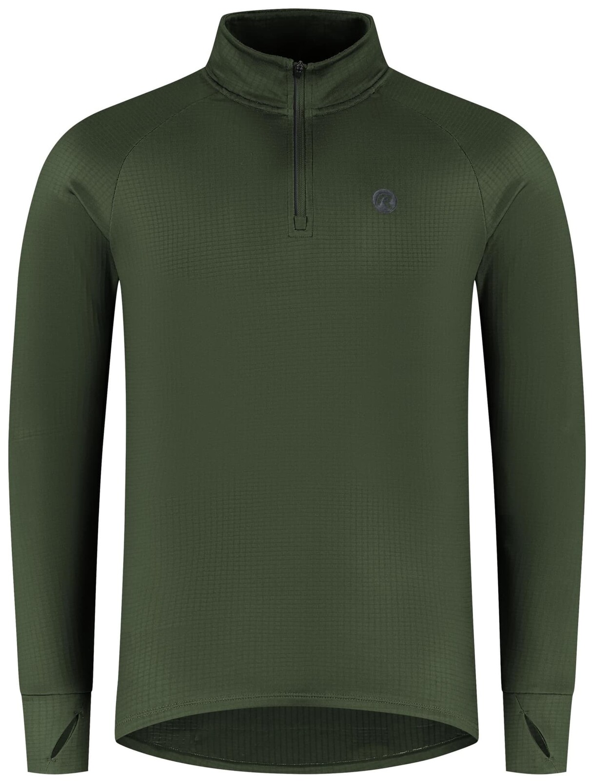 Pánská běžecká mikina Rogelli ESSENTIAL s hřejivým zateplením, khaki 3XL