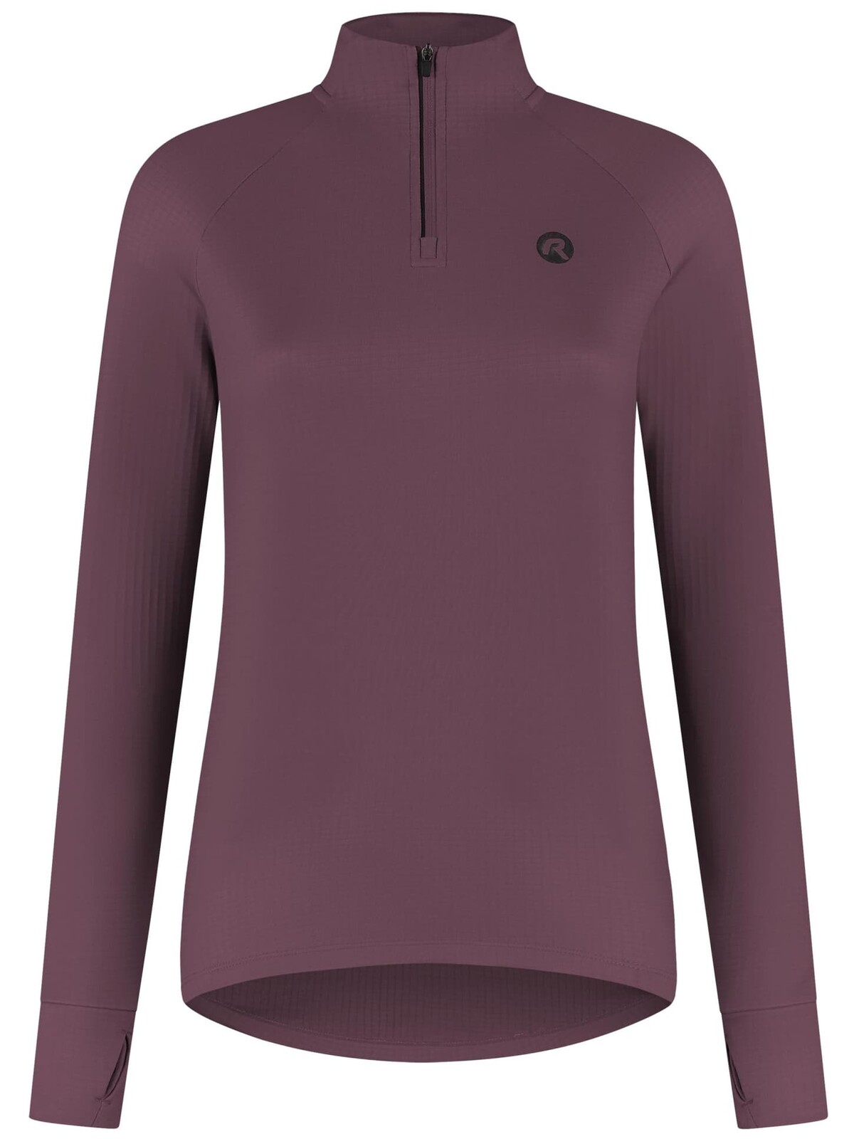 Dámská běžecká mikina Rogelli ESSENTIAL s jemným zateplením, vínová 2XL