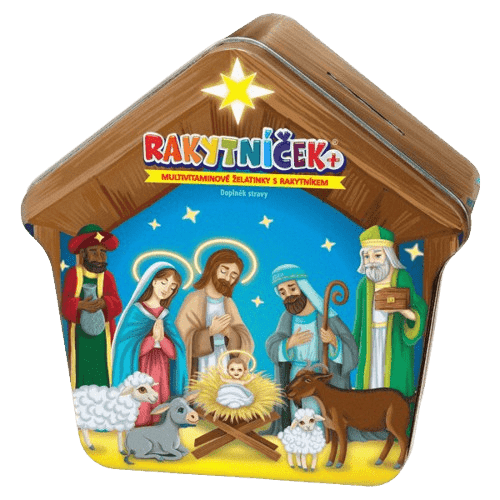 RAKYTNÍČEK+ multivitaminové želatinky 50 ks - Betlém 2025