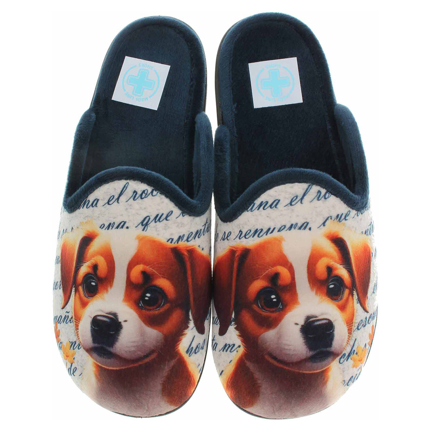 Ecco Dámské domácí pantofle Medi Line 1519-025 marino 23500773