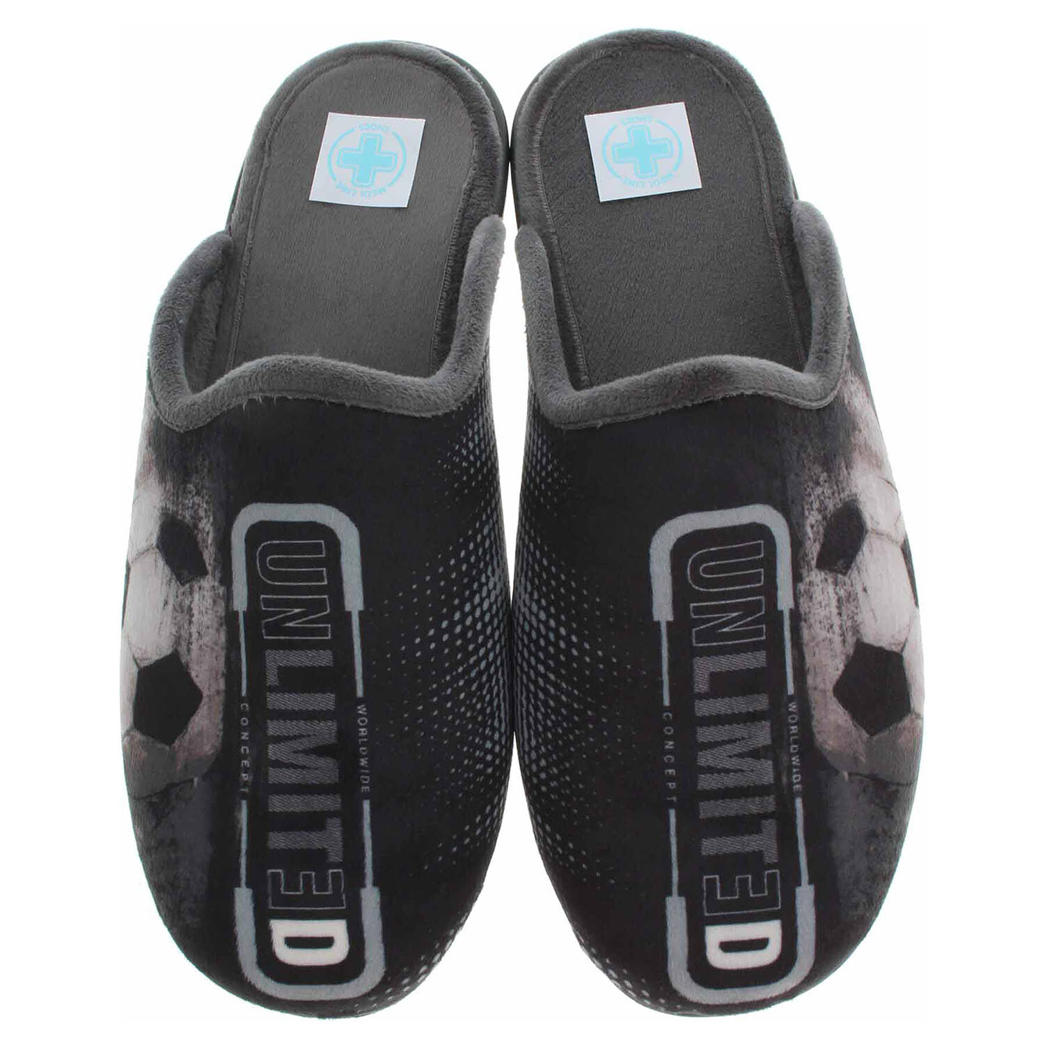 Ecco Pánské domácí pantofle Medi Line 1507-025 negro 24800424