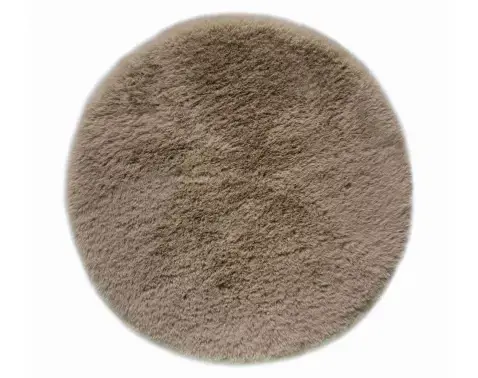 Podsedák na židle Fuzzy 35x35 cm, hnědý