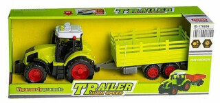Traktor s přívěsem na setrvačník