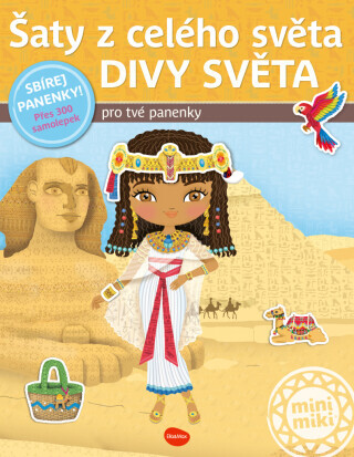 Šaty z celého světa Divy světa - Kniha samolepek