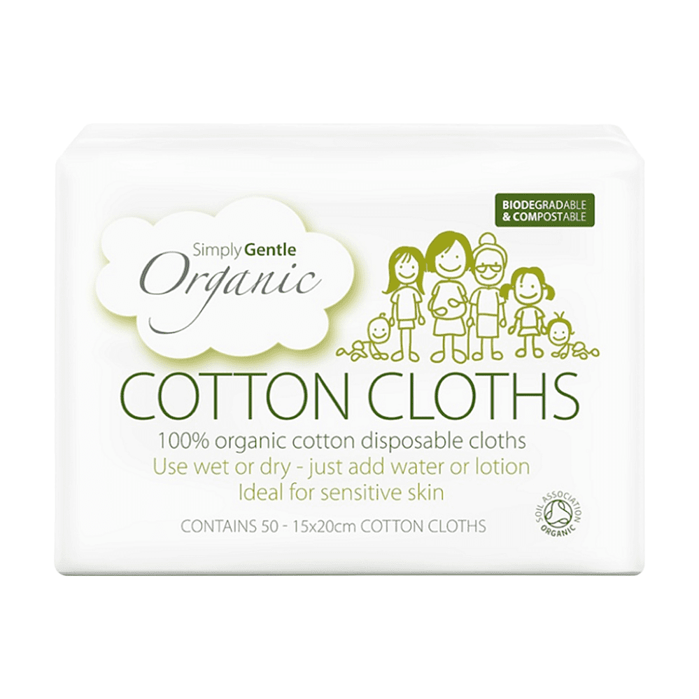 SIMPLY GENTLE Organické ubrousky 50 kusů