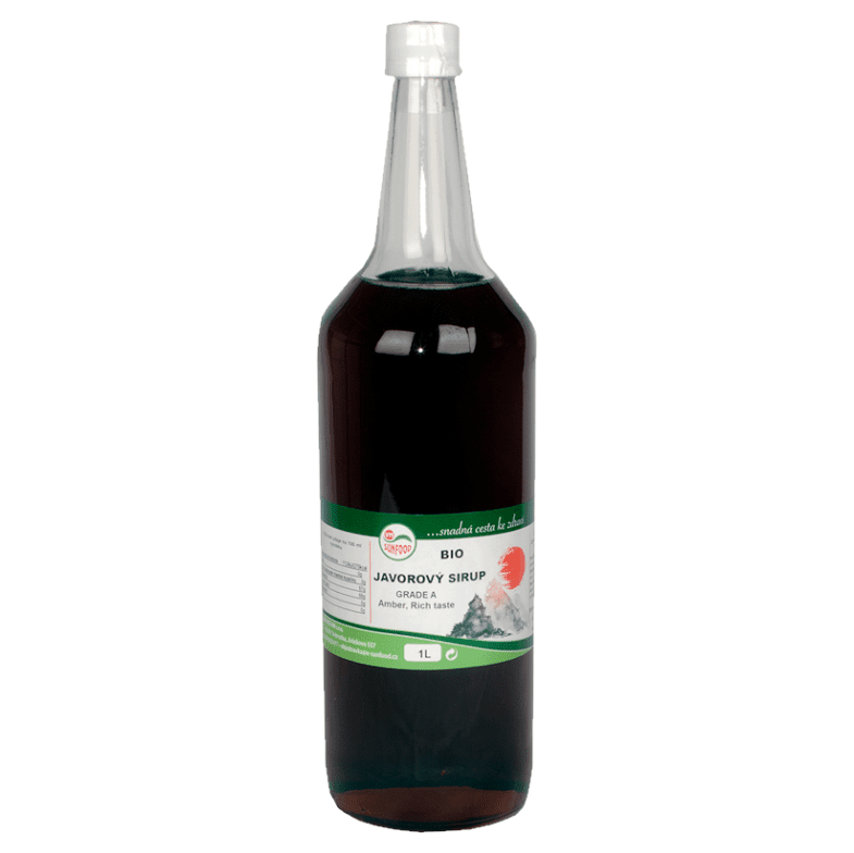 SUNFOOD Javorový sirup BIO 1 litr, poškozený obal