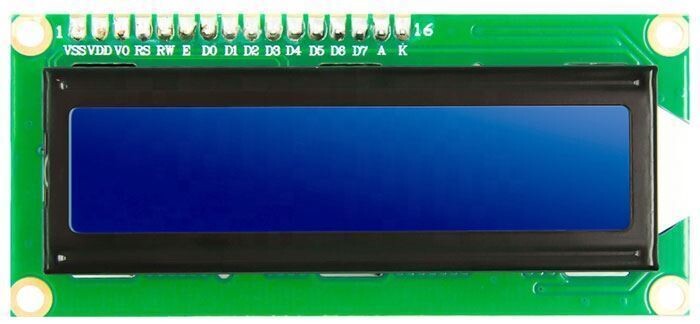 Displej LCD1602A I2C, 16x2 znaků, modré podsvícení