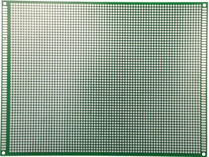 Univerzální DPS 15x20cm, 4218p, RM=2,54mm, vrtaná, cínovaná