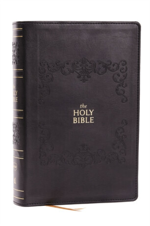 NKJV Bible: Personal Size Giant Print, Black Leathersoft, Holy Bible, Red Letter, Comfort Print: New King James Version - Thomas Nelson
