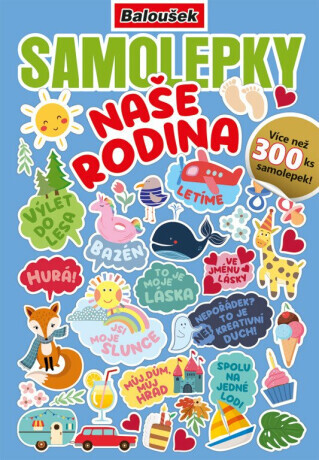 Samolepkový sešit Naše rodina