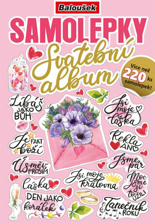 Samolepkový sešit Svatební album