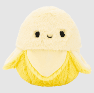 SQUISHMALLOWS Fuzzamallows Banán - Junie, 13 cm