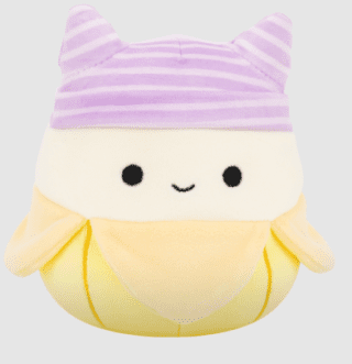 SQUISHMALLOWS Banán s čepicí - Junie, 13 cm