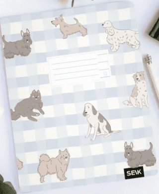Linkovaný sešit (12 listů) - psíci