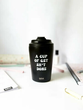 Termohrnek/hrnek na kávu – get sh*t done (350ml)