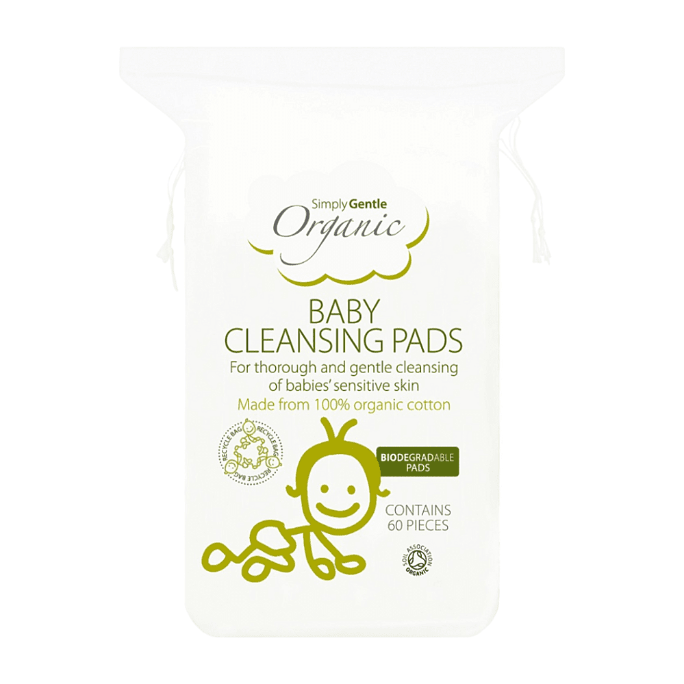 SIMPLY GENTLE Organické dětské čisticí polštářky 60 kusů