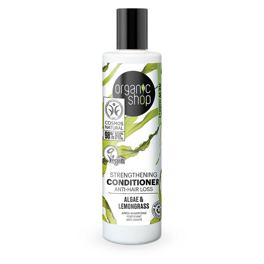 ORGANIC SHOP Posilující kondicionér Modrá laguna 280 ml, poškozený obal