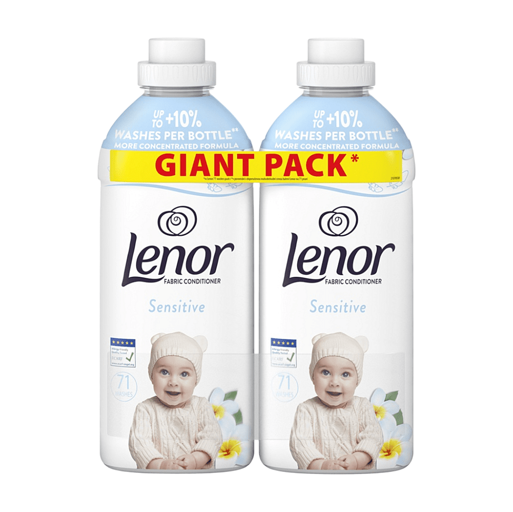 LENOR Sensitive Aviváž 142 praní 2 x 1,491 l